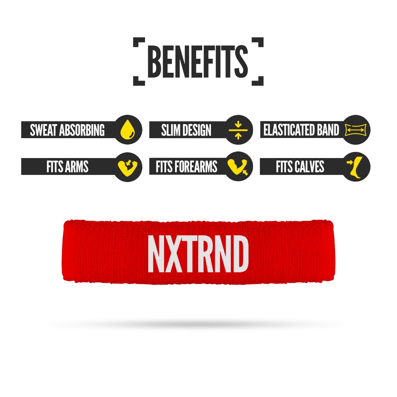 NXTRND Arm Bands Red (1 Pair)