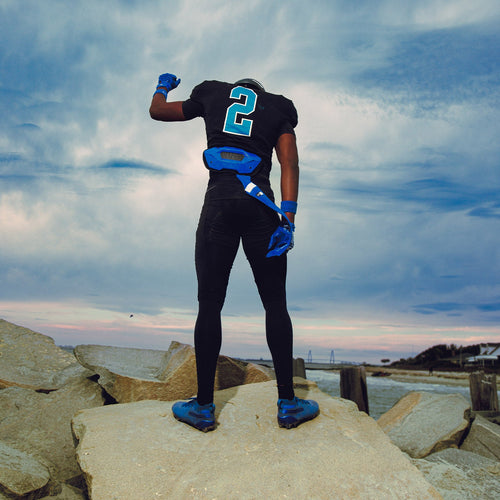 NXTRND B-PLATE® Pro Football Back Plate Blue