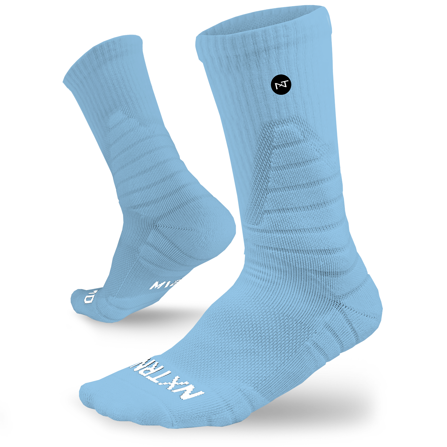 NXTRND Crew Socks Columbia Blue (3-Pairs)