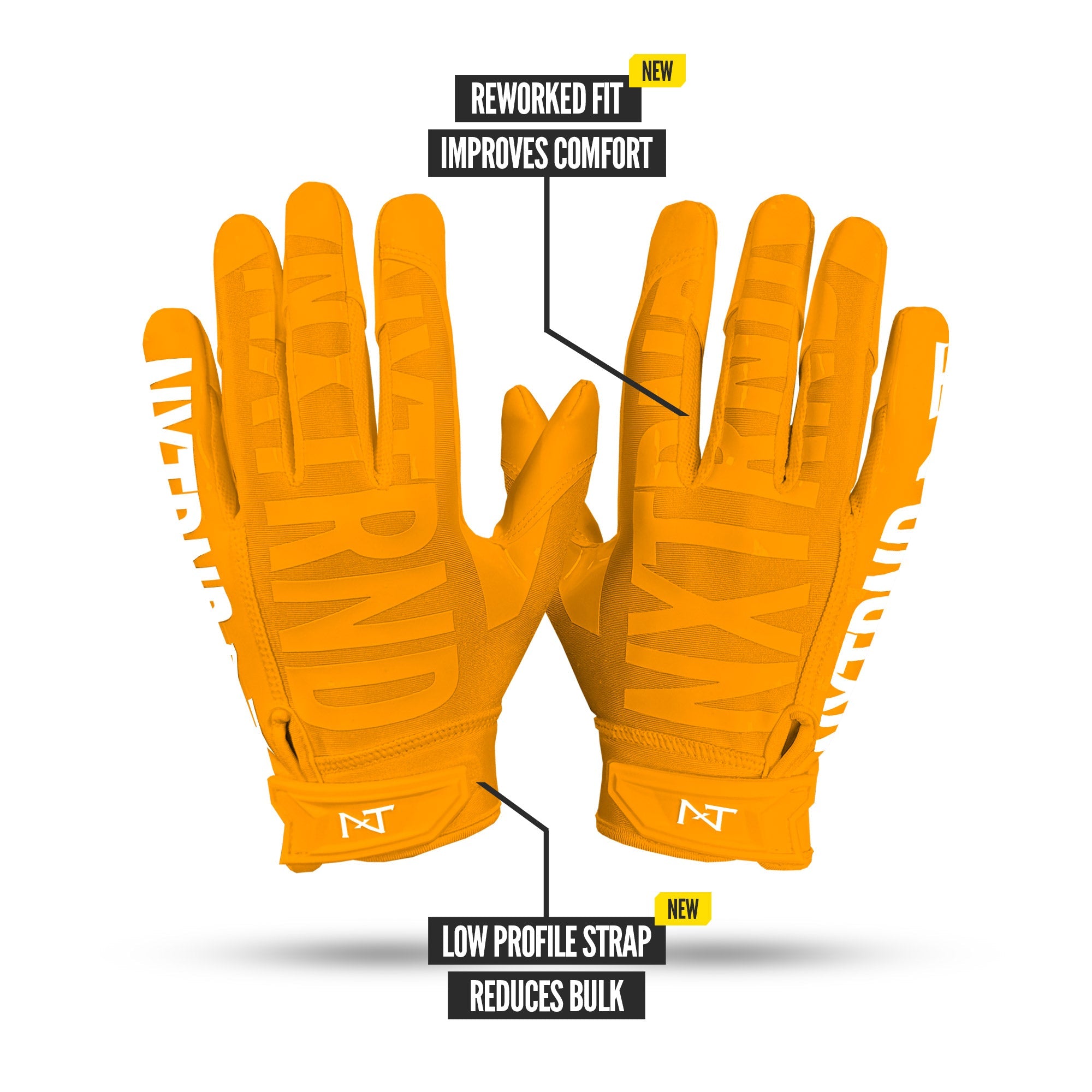 NXTRND G1® Pro Football Gloves Yellow