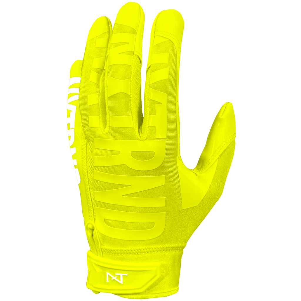 NXTRND G1® Pro Football Gloves Neon Yellow