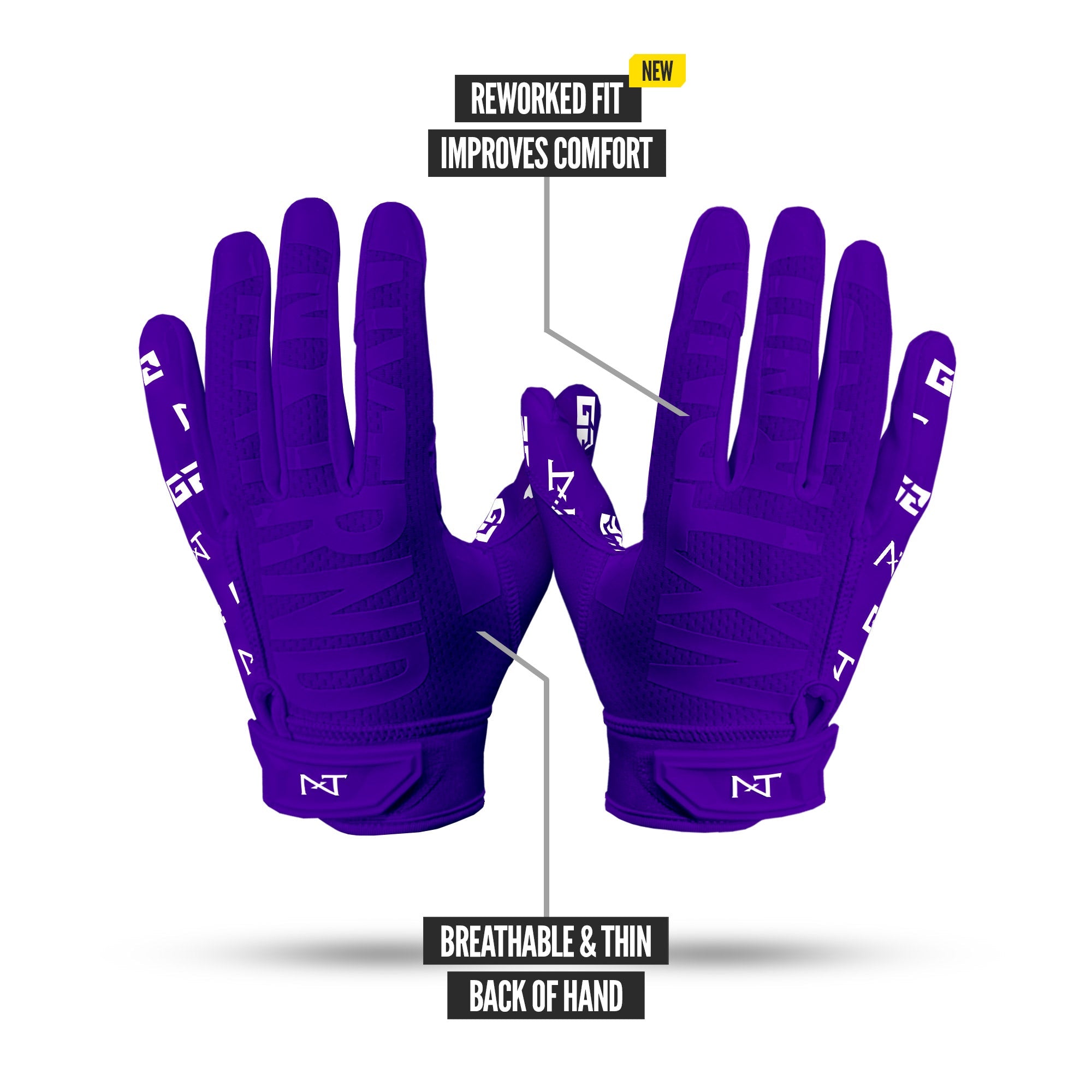 NXTRND G2® Pro Football Gloves Purple