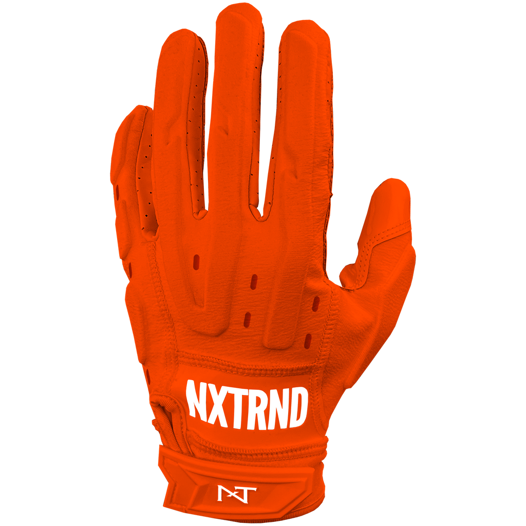 NXTRND G3® Pro Padded Football Gloves Orange