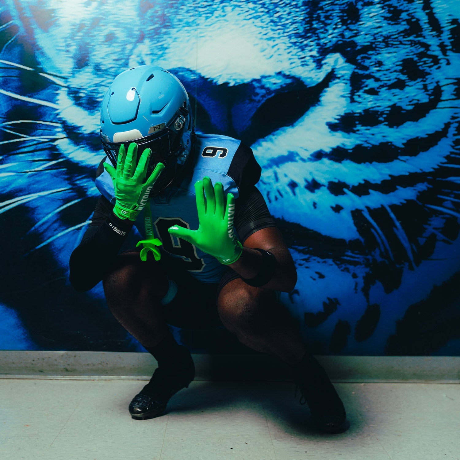 NXTRND G1® Pro Football Gloves Green