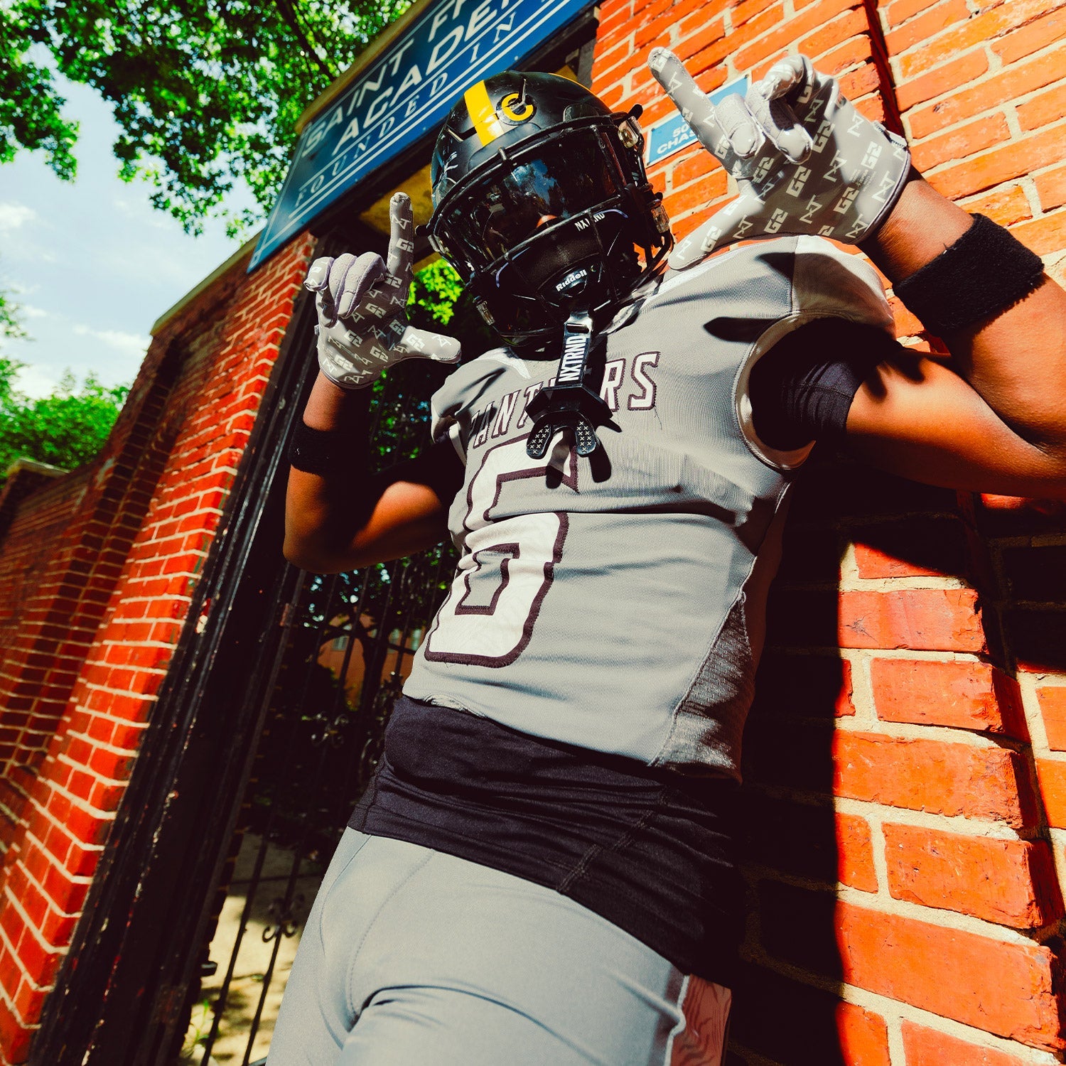 NXTRND G2® Pro Football Gloves Grey
