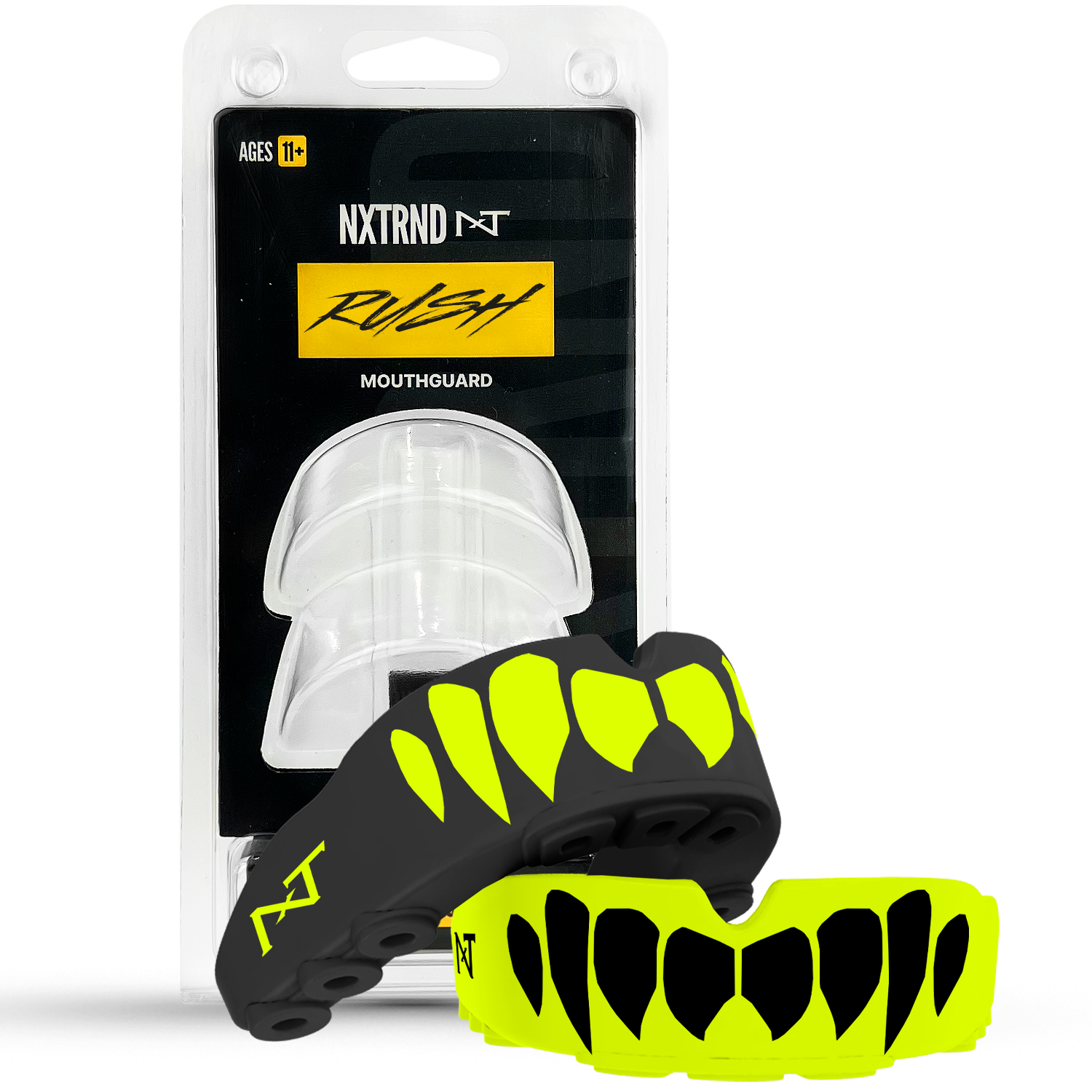 NXTRND Rush® Neon Yellow & Black Fangs (2 Pack)