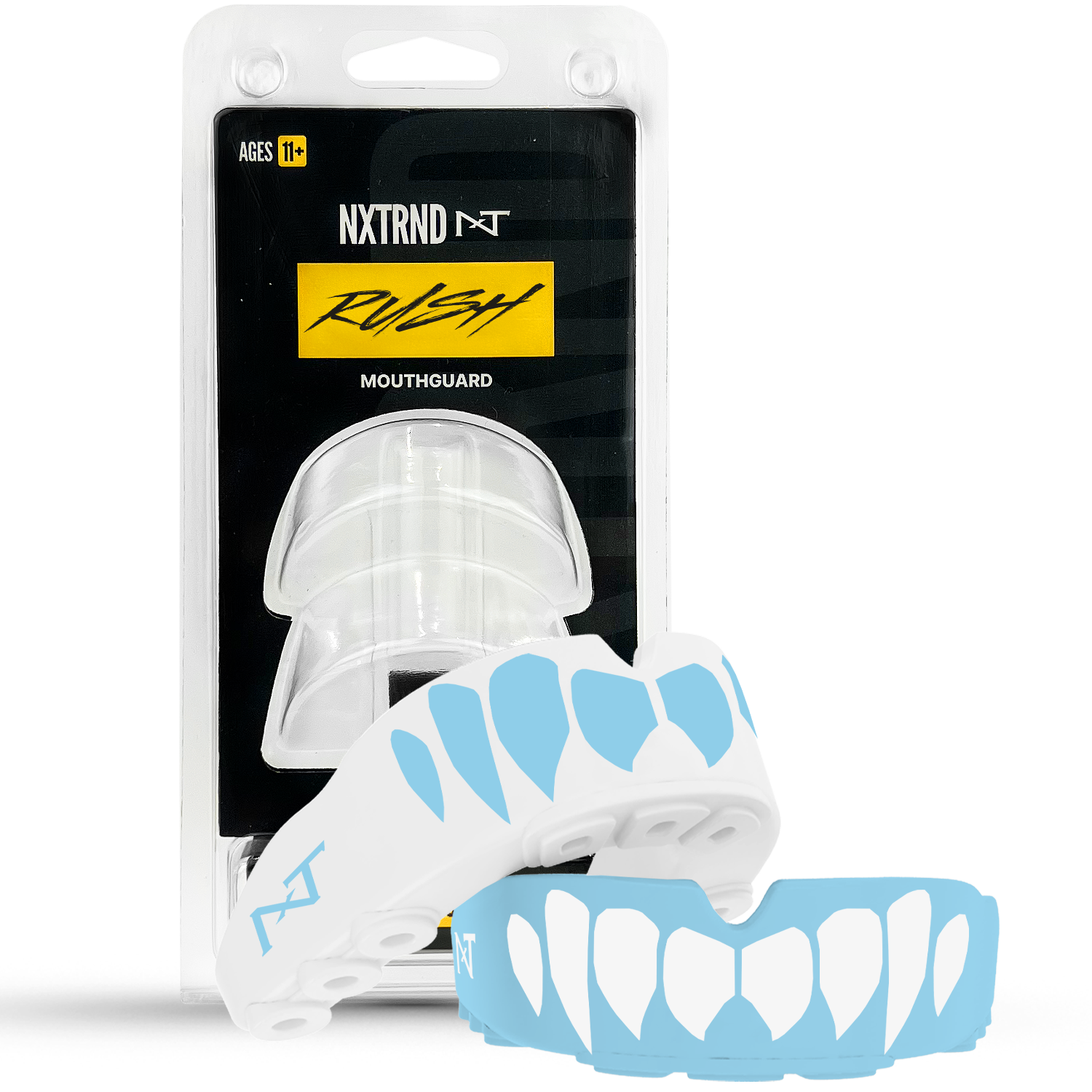NXTRND Rush® Columbia Blue & White Fangs (2 Pack)