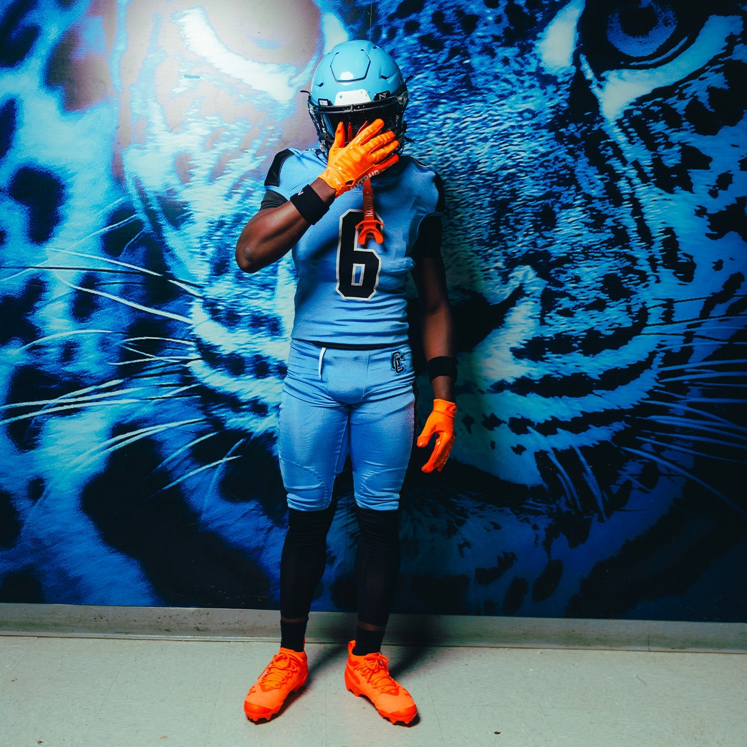 NXTRND G1® Pro Football Gloves Orange