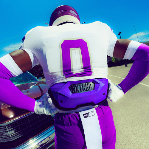 NXTRND B-PLATE® Pro Football Back Plate Purple