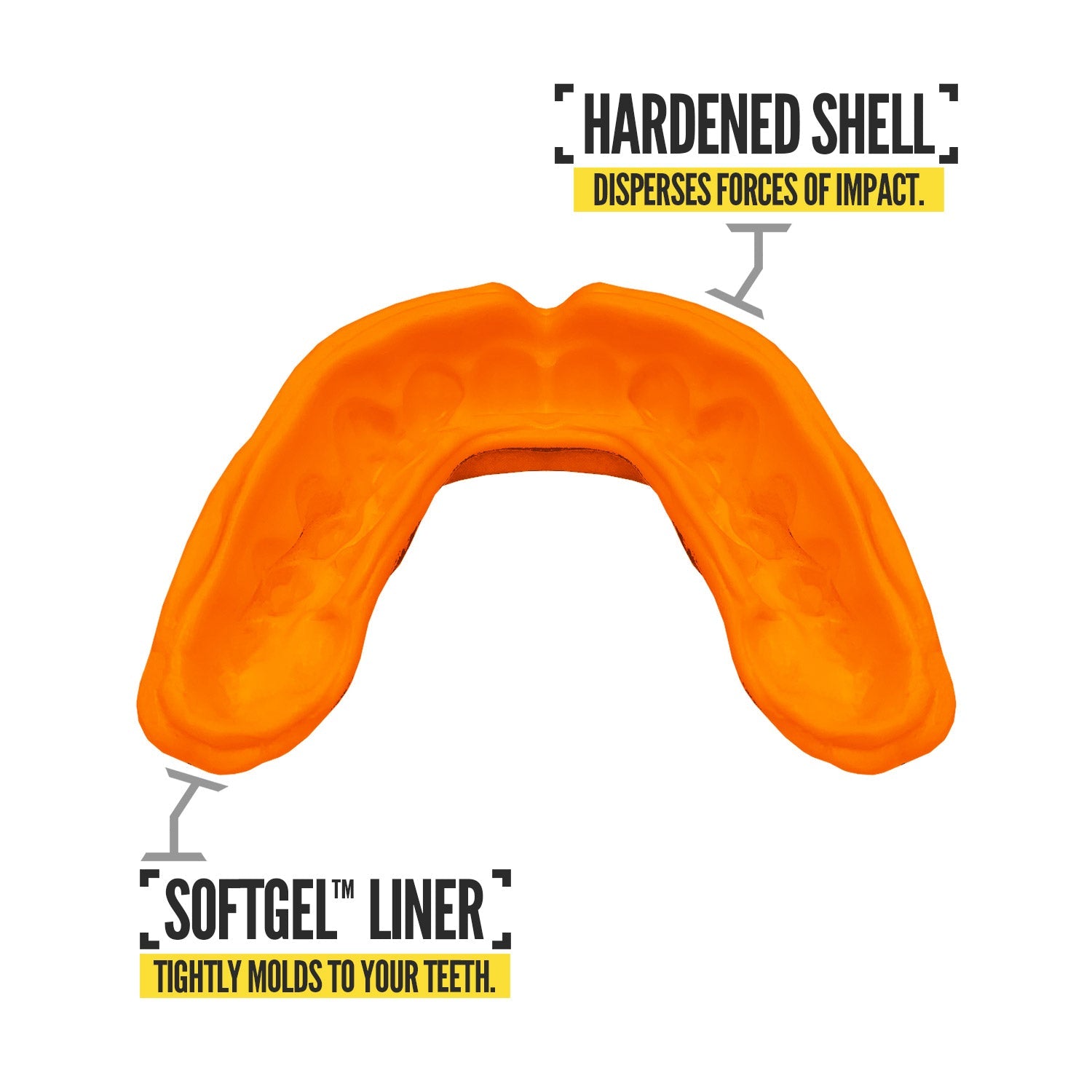 NXTRND Rush® Orange & White Fangs (2 Pack)