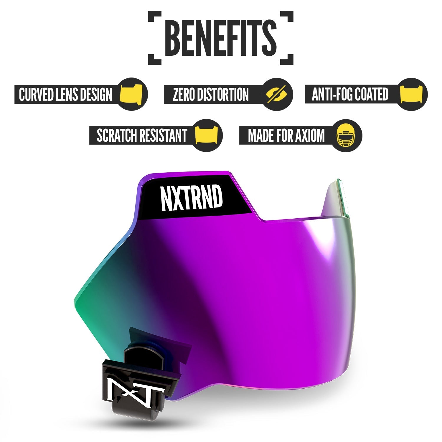 NXTRND VZX Football Visor Purple