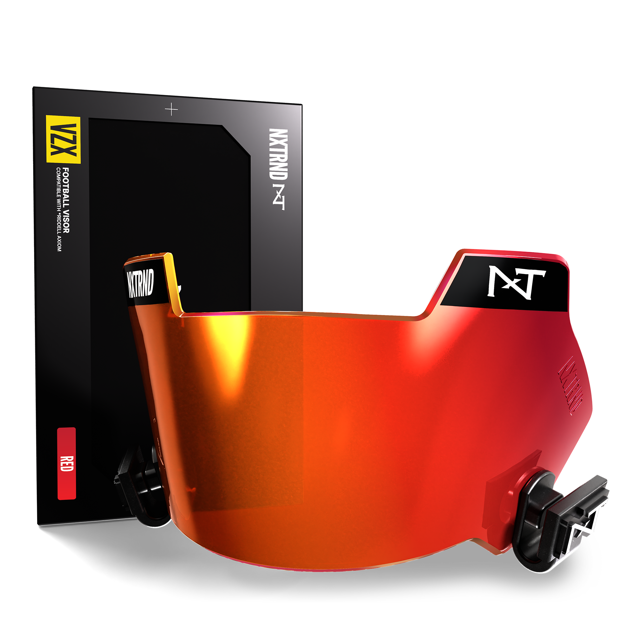 NXTRND VZX Football Visor Red