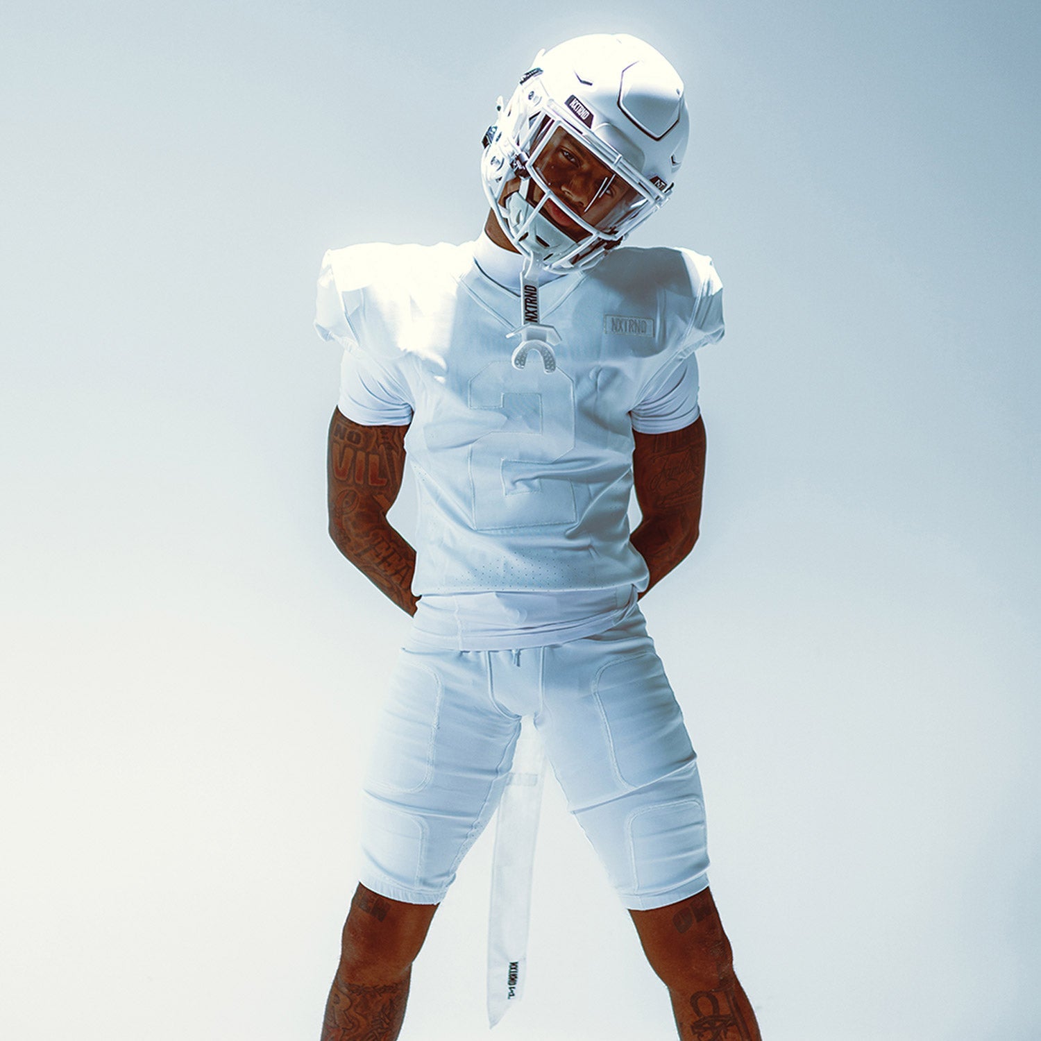 Nxtrnd Streamer Football Towel White